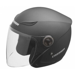 Moto helma Cassida Reflex Solid (Velikost: S (55-56), Barva: matně černá)