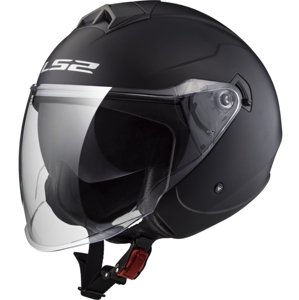 Moto helma LS2 OF573 Twister II Single Mono (Velikost: XS (53-54), Barva: Matt Black)