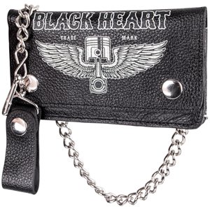 Peněženka Black Heart Rahakot Black (Barva: černá)