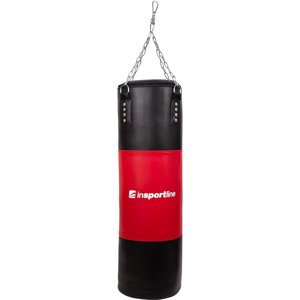 Boxovací pytel inSPORTline 33x120 cm / 40kg-80kg (Barva: černo-červená)