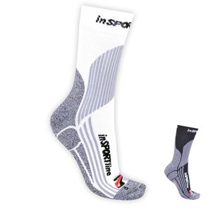 Multifunkční ponožky inSPORTline COOLMAX & ionty stříbra (Velikost: XXL (45-47), Barva: bílá)