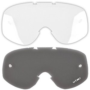Náhradní sklo k moto brýlím W-TEC Spooner (Barva: kouřové)