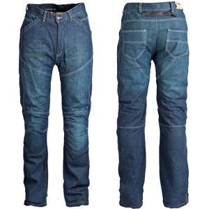 Pánské jeansové moto kalhoty ROLEFF Aramid (Velikost: 42/4XL, Barva: modrá)