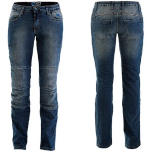 Dámské moto jeansy PMJ Carolina CE (Velikost: 26, Barva: modrá)