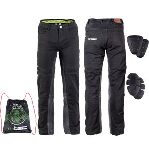 Pánské moto kalhoty W-TEC Raggan (Velikost: XL, Barva: černá)