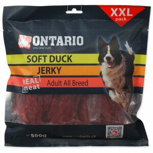 Pochoutka Ontario kachna, měkké sušené kousky 500g