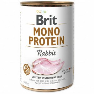 Konzerva Brit Mono Protein králík 400g