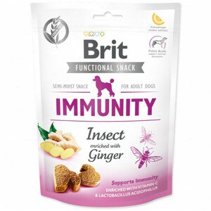 Pochoutka Brit Care Dog Functional Snack Immunity hmyz se zázvorem 150g