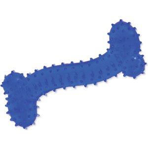 Hračka Dog Fantasy kost gumová modrá 11cm