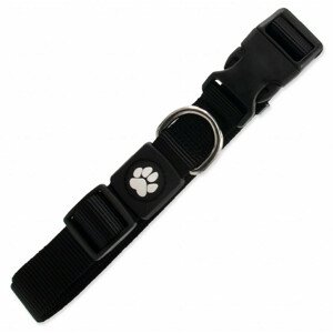 Obojek Active Dog Premium L černý 2,5x45-68cm