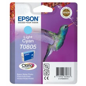 Inkoust Epson T0805 světle azurový