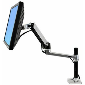 Držák Ergotron LX Desk Mount LCD Arm, Tall Pole stolní rameno max 24" LCD,vyšší zákl. tyč