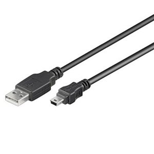 Kabel USB 2.0, A-B mini, 5pinů, 0,5m