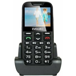 Mobilní telefon Evolveo EasyPhone XD se stojánkem, černá