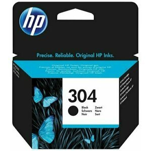 Inkoust HP 304 černá inkoustová kazeta, ink cartridge (black), N9K06AE#BA3