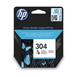 Inkoust HP 304 barevná inkoustová kazeta, ink cartridge (tri-color), N9K05AE