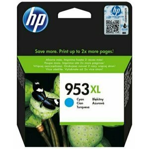 Inkoust HP 953XL azurová inkoustová kazeta (cyan), F6U16AE#BGY