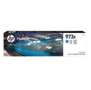 Inkoust HP 973X azurová inkoustová kazeta, F6T81AE