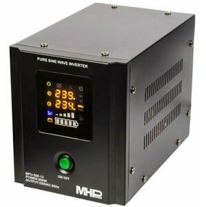 Napěťový měnič MHPower MPU-500-12 12V/230V, 500W, funkce UPS, čistý sinus