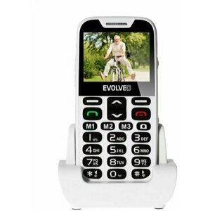Mobilní telefon Evolveo EasyPhone XD se stojánkem, bílá