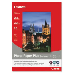 Fotopapír Canon SG-201 A4 saténový, 20ks, 260g/m2
