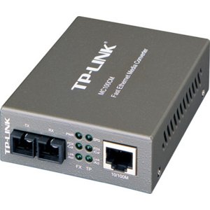 Převodník TP-Link MC100CM konvertor, 1x10/100M RJ45 / 1 x multi-mode S - Verze 2 (9V)