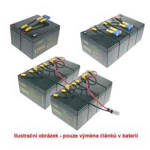 Baterie Avacom RBC43 bateriový kit pro renovaci (pouze akumulátory, 8ks) - neoriginální