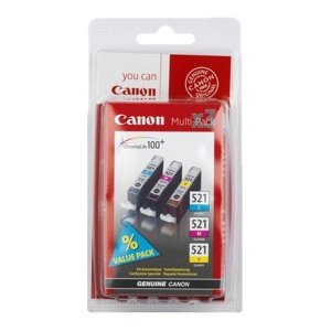 Inkoust Canon Ink CLI-521 C/M/Y Pack (CLI521CMY)