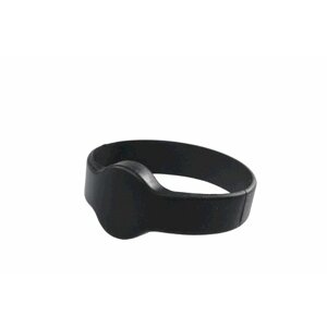 Fitness náramek čipový Sillicon rubber EM 125kHz, černá