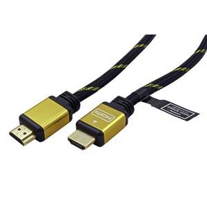 Kabel propojovací HDMI 1.4 s Ethernetem , HDMI M - HDMI M, zlacené konektory, 10m