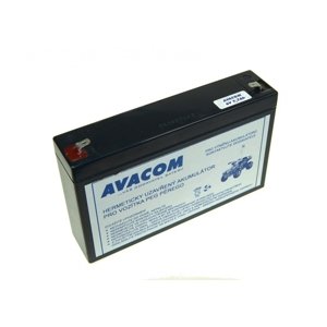 Baterie Avacom olověný akumulátor F1 do vozítka Peg Pérego 6V 12Ah