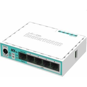 Router Mikrotik RB750r2 hEX lite 5x 10/100 LAN port, OS L4, 64 MB SDRAM