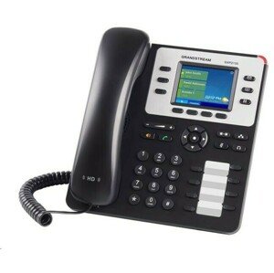 Telefon Grandstream GXP-2130 IP-Telefon, TFT bar. displej, 3x SIP, 2x 10/100/1000port, PoE, Hd zvuk