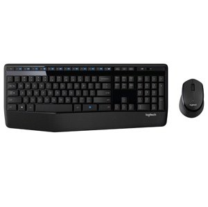 Set klávesnice + myš Logitech Wireless Combo MK345 CZ+ SK, černá