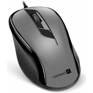 Myš Connect IT CMO-1200 optická, USB, šedá