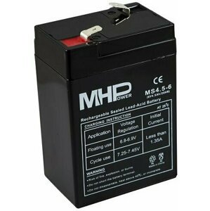 Baterie MHPower MS4.5-6 VRLA AGM 6V/4,5Ah