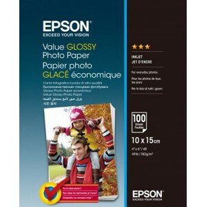 Fotopapír Epson Value Glossy Photo Paper 10x15cm 100 sheet