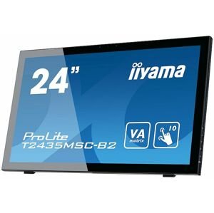 Dotykový monitor IIYAMA ProLite T2435MSC-B2, 24" VA LED, PCAP, 6ms, 215cd/m2, USB, DVI/HDMI/DP, bez rámečku, černý