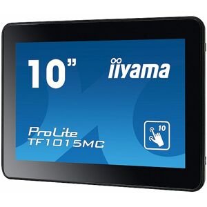 Dotykový monitor IIYAMA ProLite TF1015MC-B2, 10" kioskový VA LED, PCAP, 25ms, 450cd/m2, USB, VGA/HDMI/DP, černý