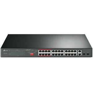 Switch TP-Link TL-SL1226P 24x LAN/PoE+, 2x GLAN, 2x SFP Combo, 250W