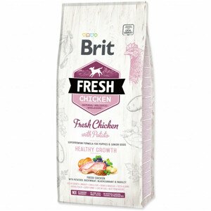 Krmivo Brit Fresh Chicken with Potato Puppy Healthy Growth 12kg