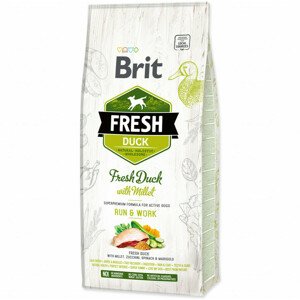 Krmivo Brit Fresh Duck with Millet Active Run & Work 12kg