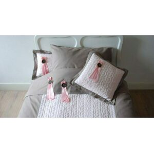 Baby´s Only Cable Deco Peřina (Varianta: Beige/Pink 1 Person 140x200)
