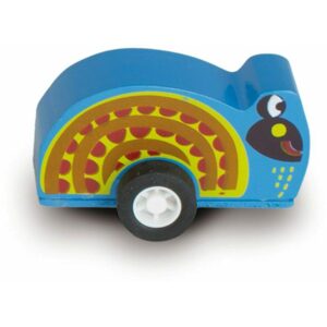 O-OOPS Easy-Jet! - Dřevěná jezdící hračka (Varianta: Snail Mushee)