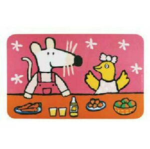 Petit Jour Paris Maisy Mouse Pink Spreading plate - Podložka pod jídlo