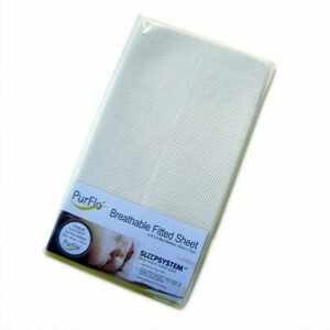 PurFlo Sleepsystem "Organic Cotton Fitted Sheet" - Organické prostěradlo (Varianta: Cream 120 x 60 cm)