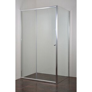 Sprchový kout rohový s posuvnými dveřmi ONYX B 2 čiré sklo 116 - 121 x 67,5 - 70 x 195 cm