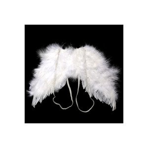 Andělská křídla z peří , barva bílá, baleno 1 ks v polybag. Cena za 1 ks. AK6111-WH