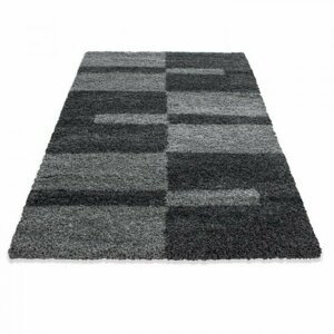 Kusový koberec Gala shaggy 2505 grey (Varianta: 200 x 290 cm)