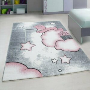 Dětský koberec Kids 580 pink (Varianta: 140 x 200 cm)